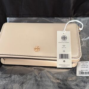 Tory Burch Beige Crossbody Bag/ Emerson Mini Crossbody comes w/Tory Burch bag